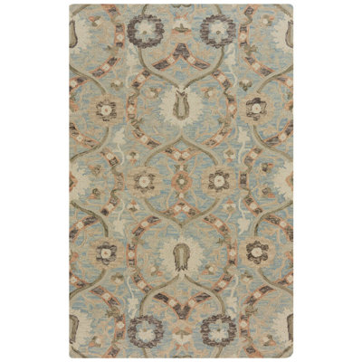 Druvis Performance Hand Tufted Wool Oriental Indoor Rug