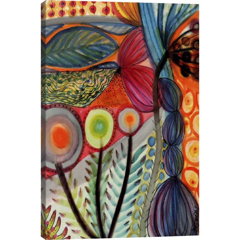 Vivaces Canvas Print, 60" H x 40" W x 1.5" D