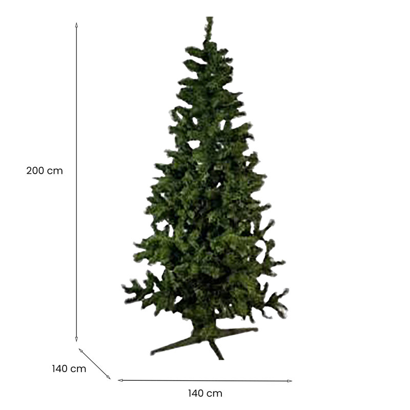 Artificial Pine Christmas Tree, 6.6'