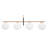 Gerane Modern Gold Linear 4 Light Chandelier
