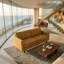 Canapé moderne et classique, causeuse, pour salon, chambre à coucher et appartement-129704011