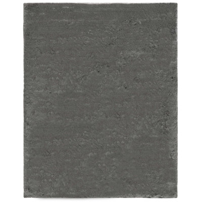 Cimah Shag Hand Tufted Performance Solid Color Rug