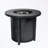 Round Fire Table with steel frame