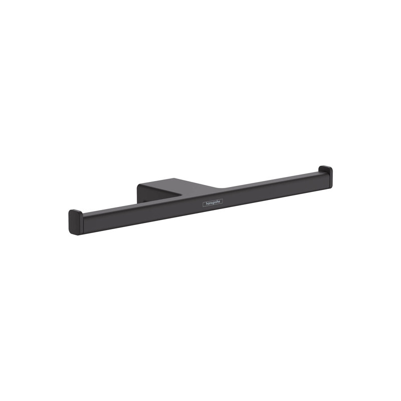 Porte-rouleau double hansgrohe AddStoris, Noir mat