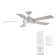 52'' Odyssey 5 - Blade LED Smart Standard Ceiling Fan with Remote Control and Light Kit Included