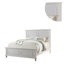 Cadre de lit blanc 1pc-293186370