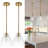 1 - Light Dimmable Dome Pendant Light