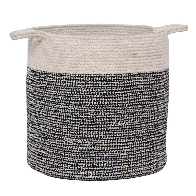 Ensemble de paniers en tissu 3 pièces, Noir