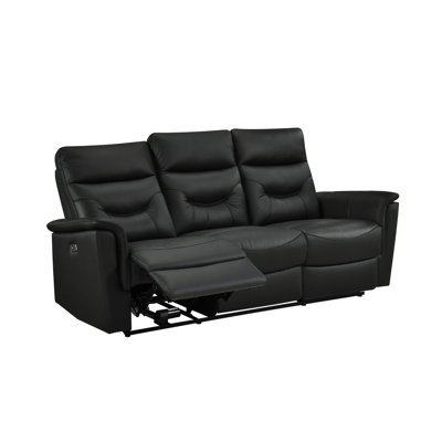 Canapé inclinable électrique, noir