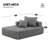 Special-shaped Frame for Oversized U Shaped Sectional Sofa, Convertible Sleeper-106814028