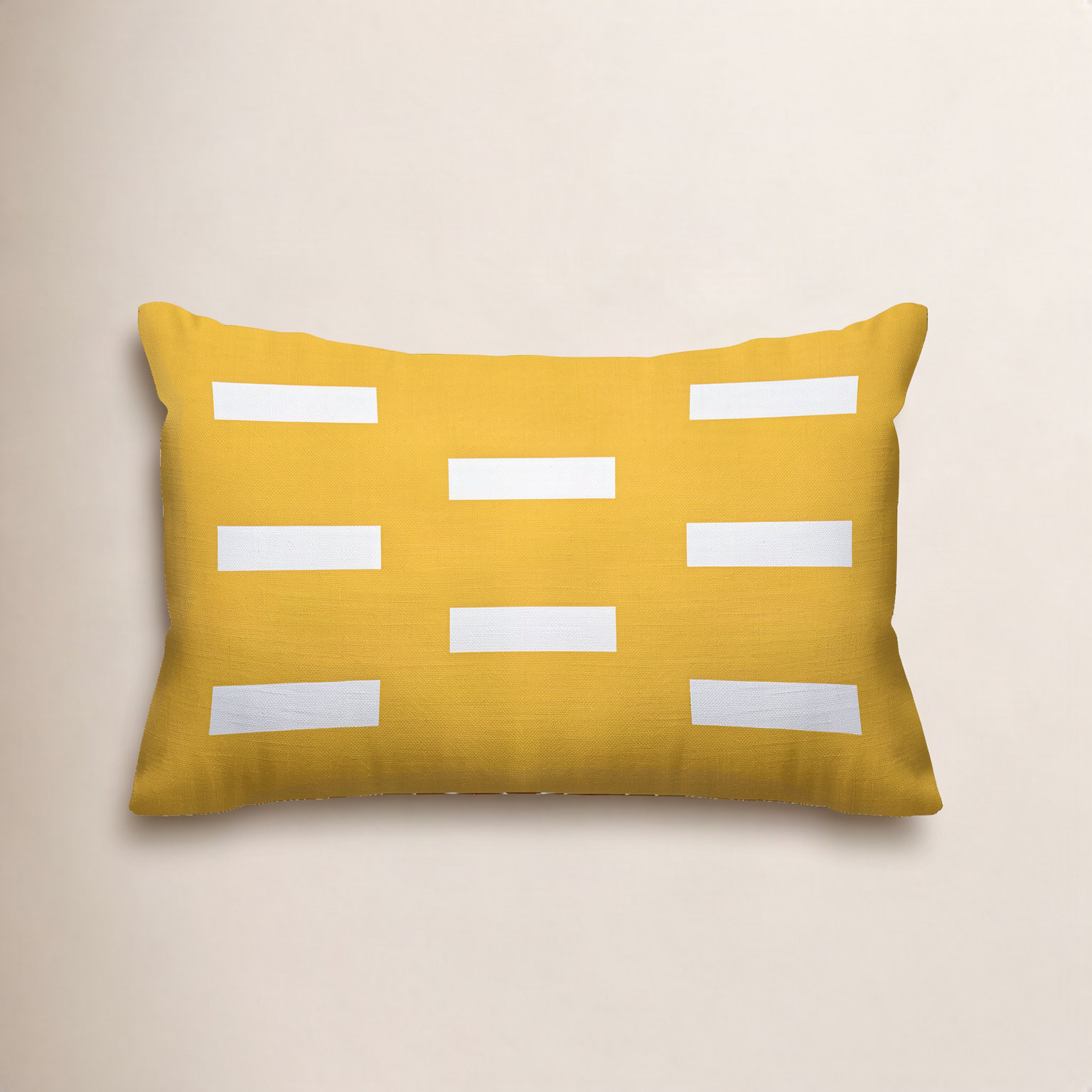 Luella Geometric Indoor/Outdoor Throw Pillow, Yellow