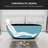 59'' x 29'' Freestanding Soaking Solid Surface Bathtub-108919701