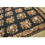 Vintage Needlepoint Chinese Allover Geometric Flat Weave Rug