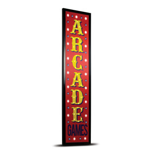 Enseigne lumineuse DEL Arcade Games