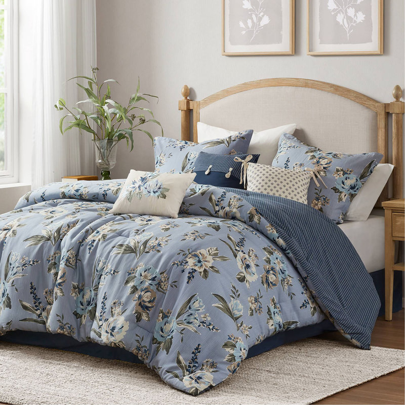 Ensemble d'édredon 7PCS, King Comforter  + 6 Additional Pieces
