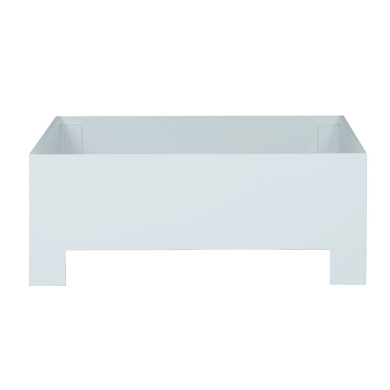 Cadre de lit standard 16 po, Bleu clair, Simple