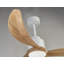 Ventilateur de plafond de 52 po avec télécommande à DEL à intensité variable, moteur à courant continu silencieux à 6 vitesses, ventilateur de plafond réversible à hauteur ajustable (tige 3 pièces), pour salon de patio, chambre à coucher, burea