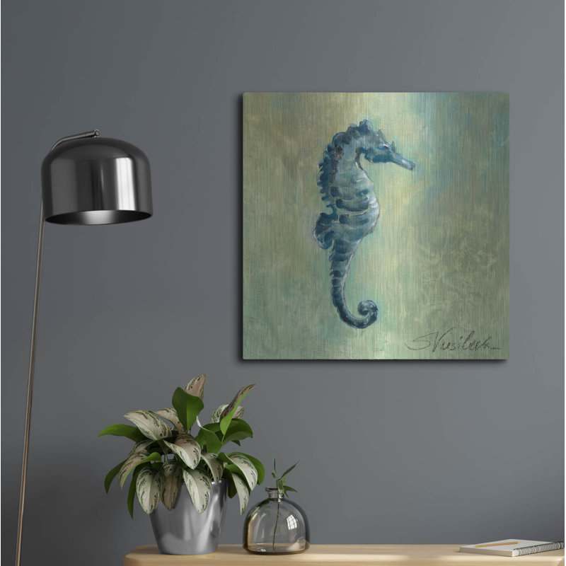 Indigo Sea Life I par Silvia Vassileva, H 24 po x l 24 po