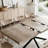 55.11"-70.86"Retro Rectangular Stretch Dining Table-979097056