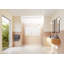 Stellar 88.5 in. x 78 in. Fully Frameless 3 Panel Inline Hinge Shower Door-418747670