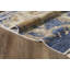 Tapis abstrait beige / bleu Elia-158039022