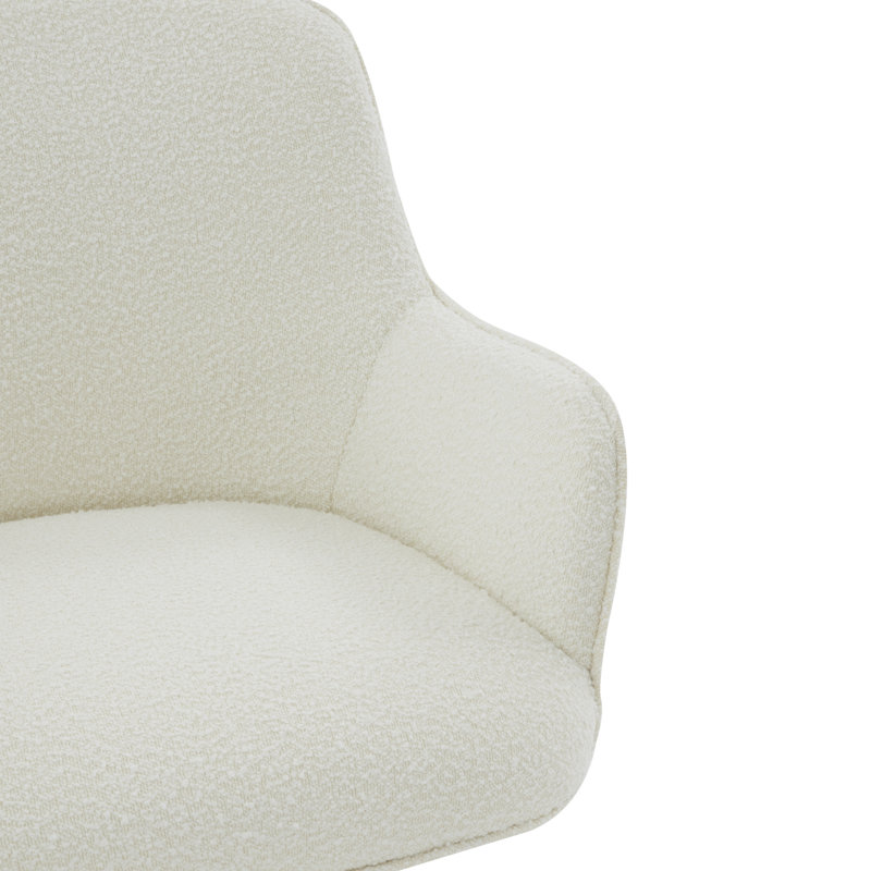 Chaise de travail Belmiro, Bouclé ivoire