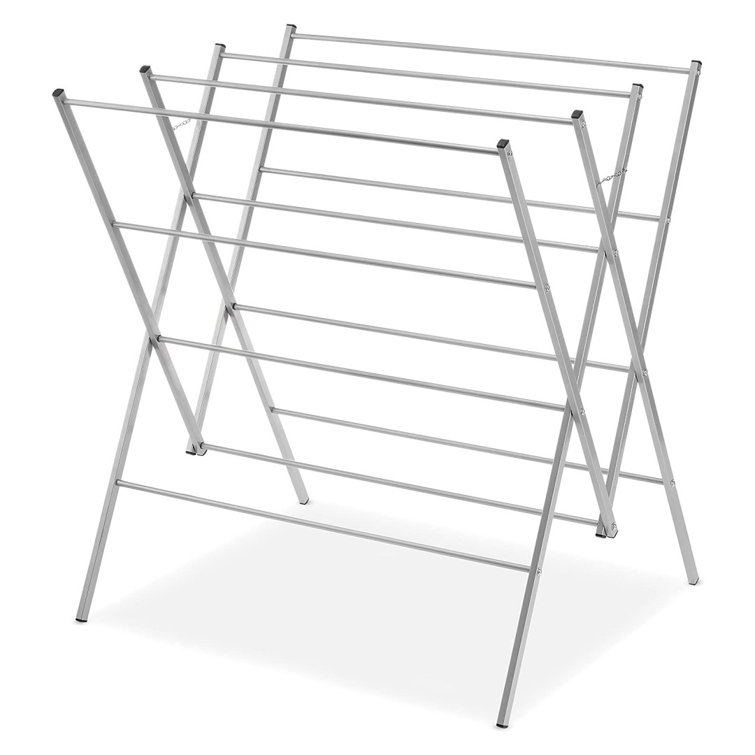 Rebrilliant Heliodoro Stainless Steel Foldable X-Frame Drying Rack