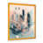 Impression dorée sur toile encadrée