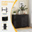 Commode 6 tiroirs pour la chambre à coucher, grand rangement anti-basculement-108809336