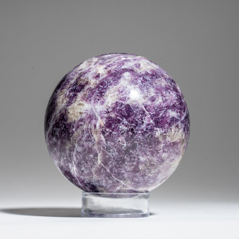 Genuine Polished Lepidolite Sphere (1.21 lbs)