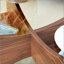Table basse ronde en verre trempé