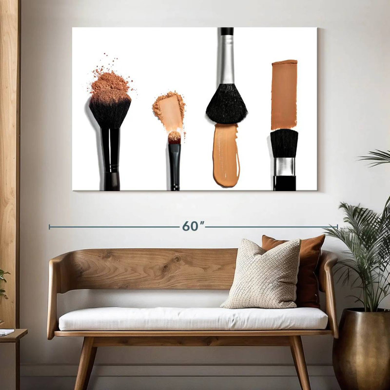 Shuttleworth Foundation Makeup Brushes, 34" H x 51" W