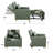 Somdath Sleeper Sofa Chair Bed Multi-Functional Sleeper Chair Upholstered Accent Chair-311297637