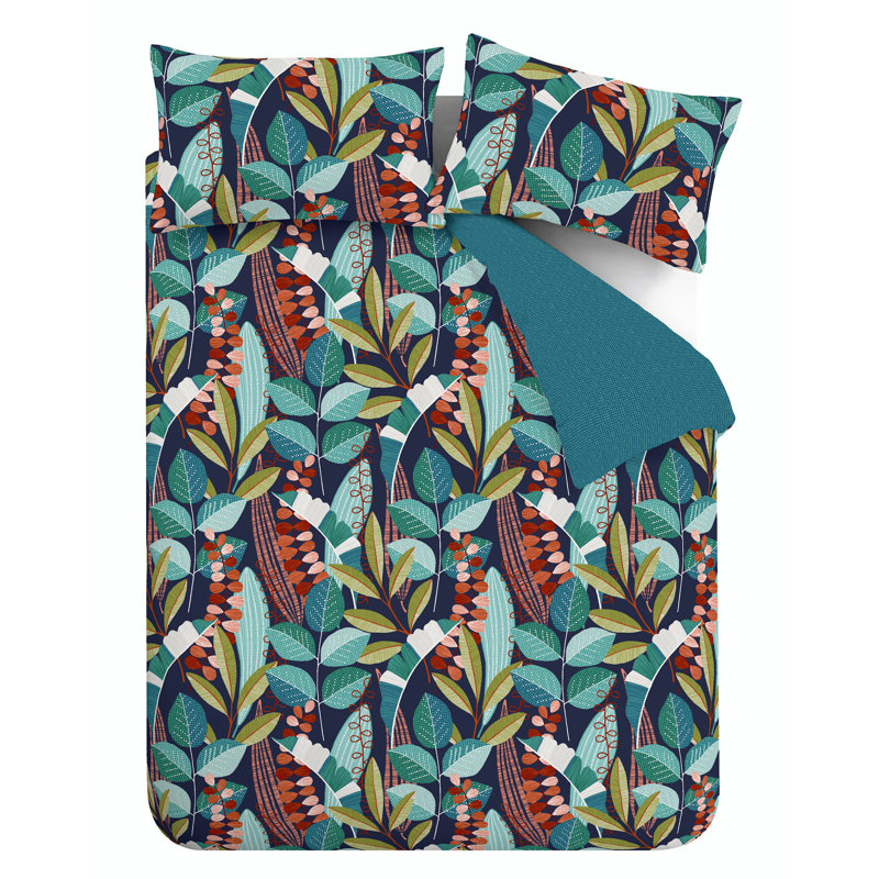Botanical Leaves Duvet Cover Set, Single - 1 Pillowcase