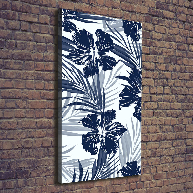 Tropical Flowers - Wrapped Canvas Print