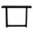 Console Table Mango Wood Stone Mdf Valencia Design For Home Office Bedroom Living Room - 31" Black