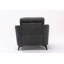 Chaise en tissu 39 po gris-1721763913