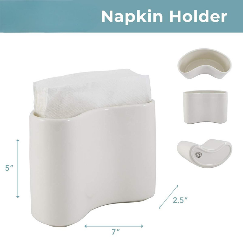Porte-serviette pour table Papier de cuisine Serviette en lin Serviette verticale Stand Up