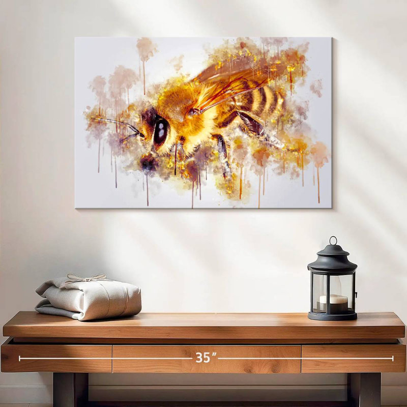 Coloured Honey Bee, H 16 po x l 24 po