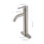 Robinet de lavabo de salle de bain à poignée simple pour installation facile, finition chromée | Idée de cadeau