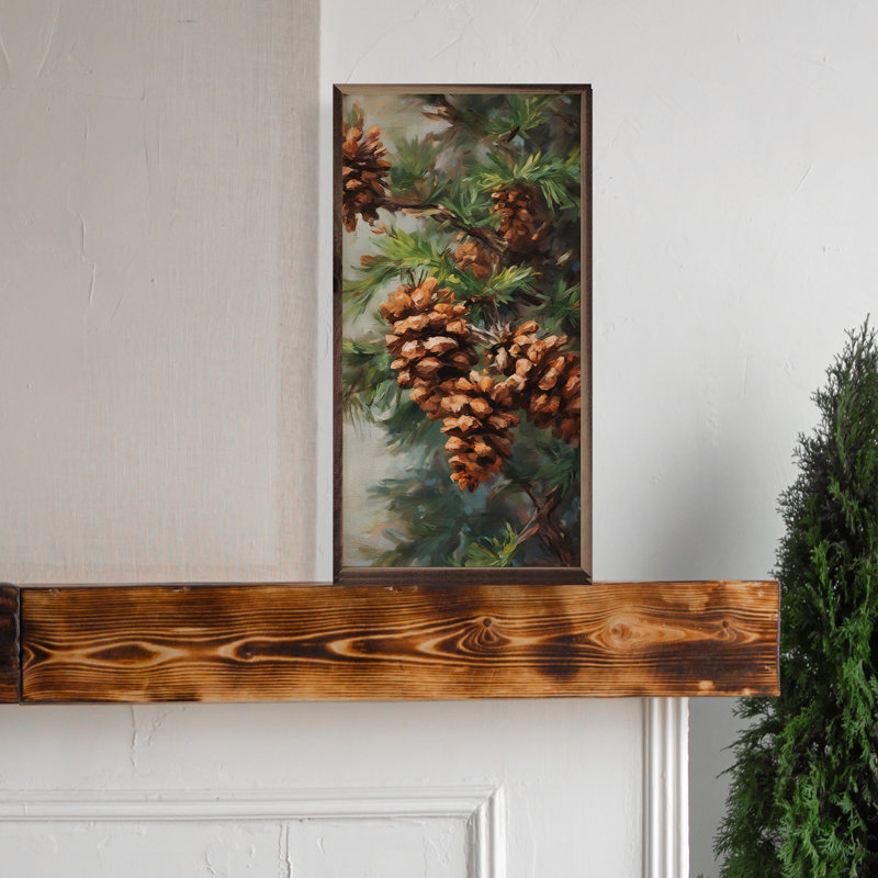 Limber Pinecones, 36" H x 18" W