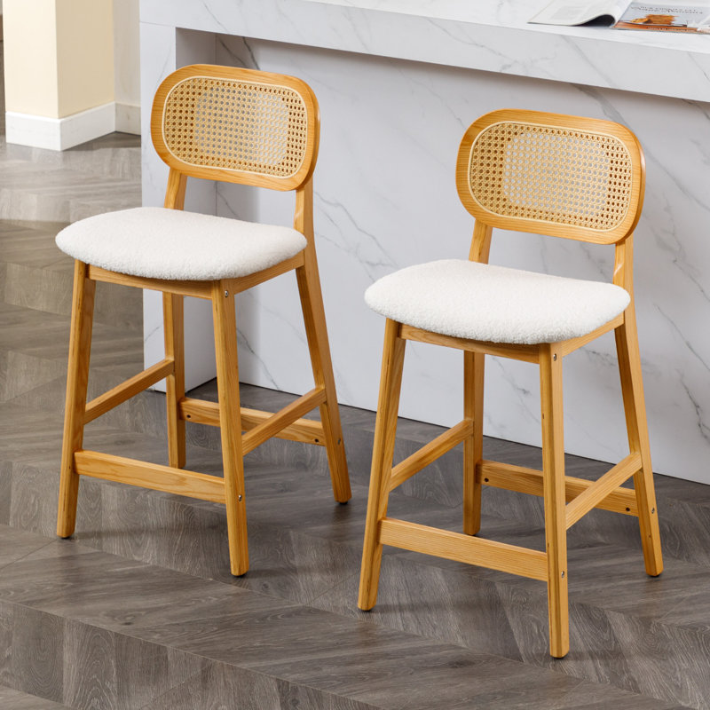 Aliysha Upholstered Counter Stool
