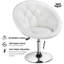Fauteuil demi-tonneau pivotant capitonné Mavin-1991793223