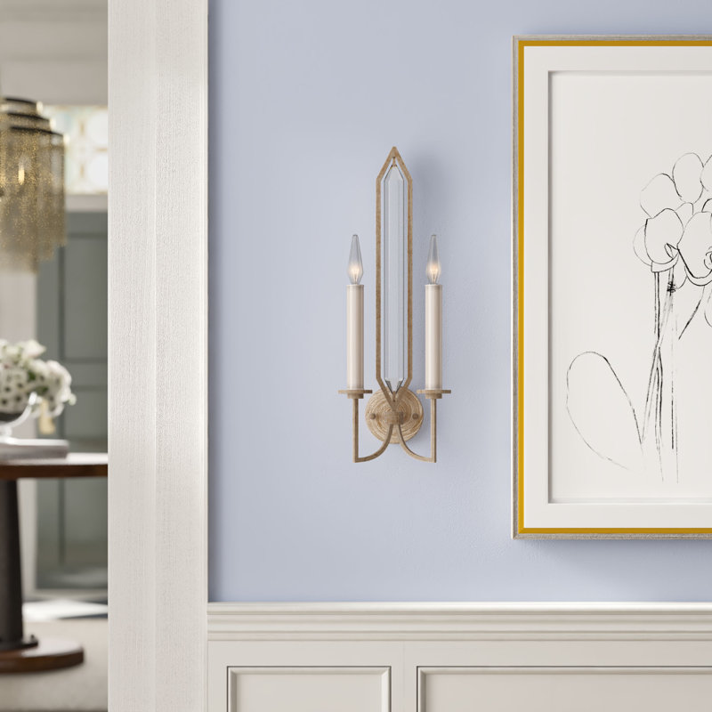 Westminster 2 - Light Candle Wall Light, Gold
