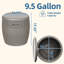 9,5 gallons glacière de patio et table d'appoint-1046547837