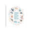 Lettre illustrée E bleue - impression-52820058-52820062-52820059