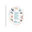Lettre illustrée E bleue - impression-52820059-52820062-52820058