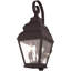 Luminaire suspendu pour lanterne murale d'extérieur 8 pouces 8 lumières - Abat-jour en verre transparent-101231125