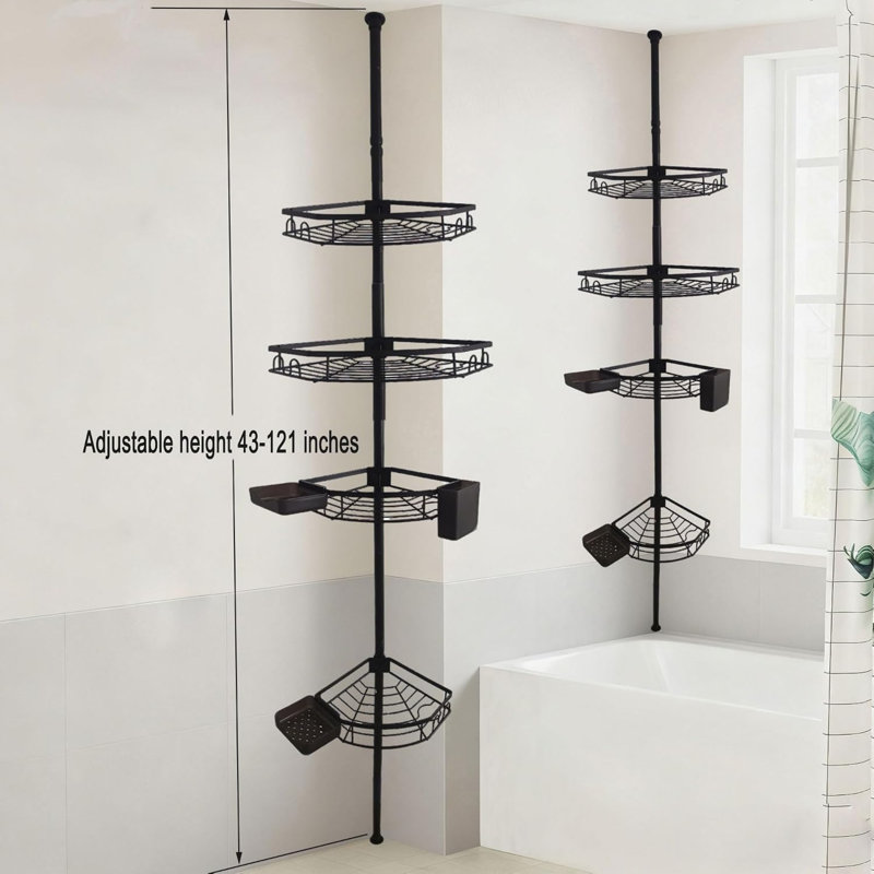 Tension Stainless Steel Shower Shelf