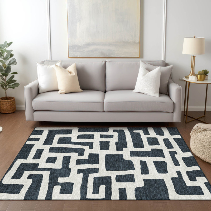 Tapis intérieur / extérieur Maliana, Rectangle 9 pi x 12 pi